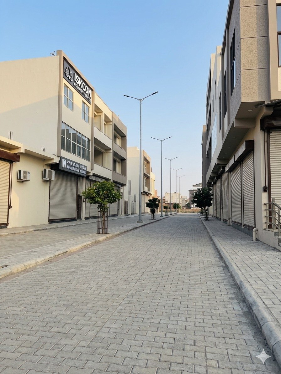 Krishna Nagar Commercial Street View